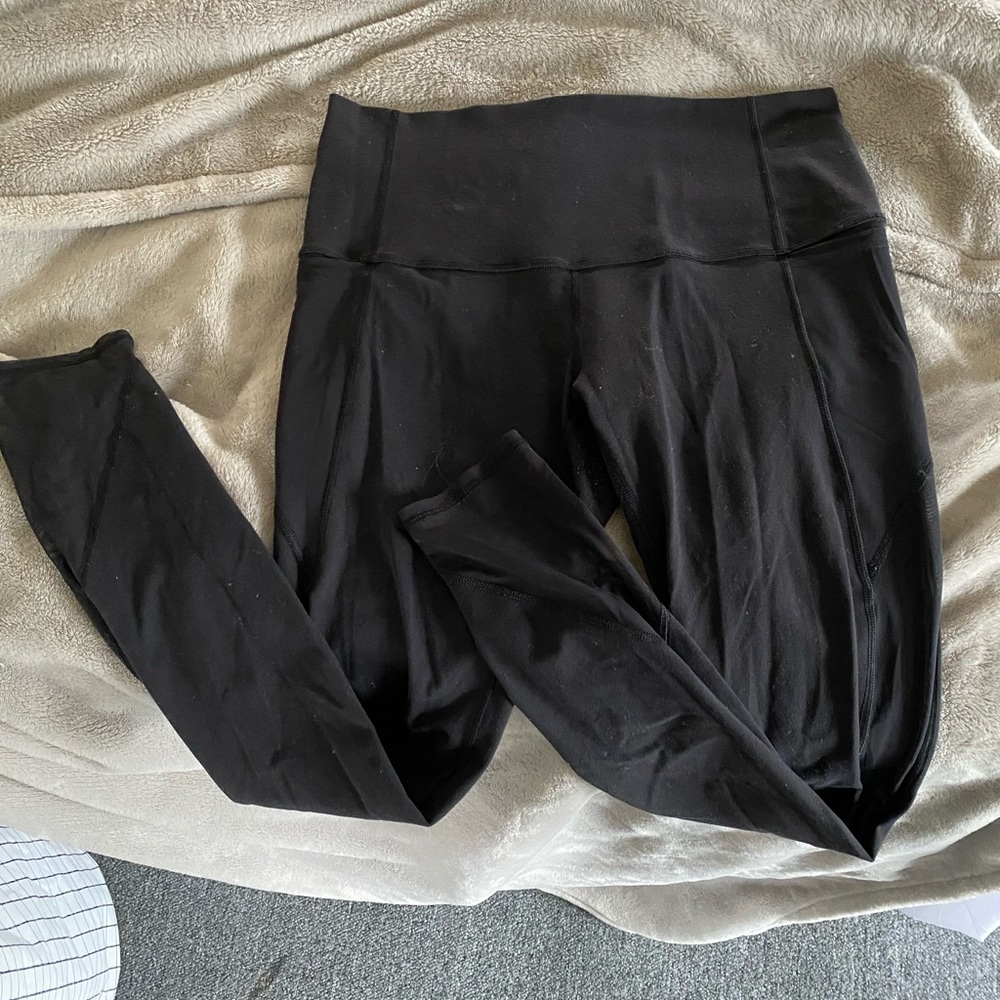 Lululemon mesh pocket wunder under leggings